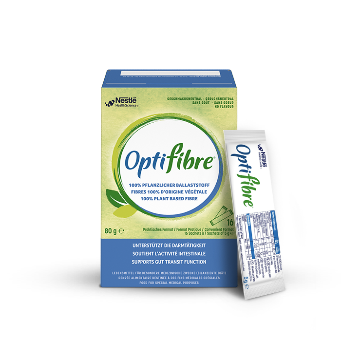 Diluez Optifibre dans une boisson